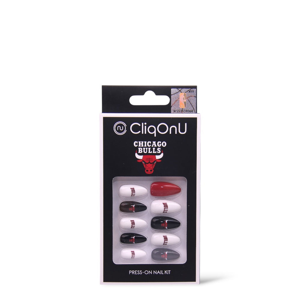 CliqOnU Chicago Bulls Nails