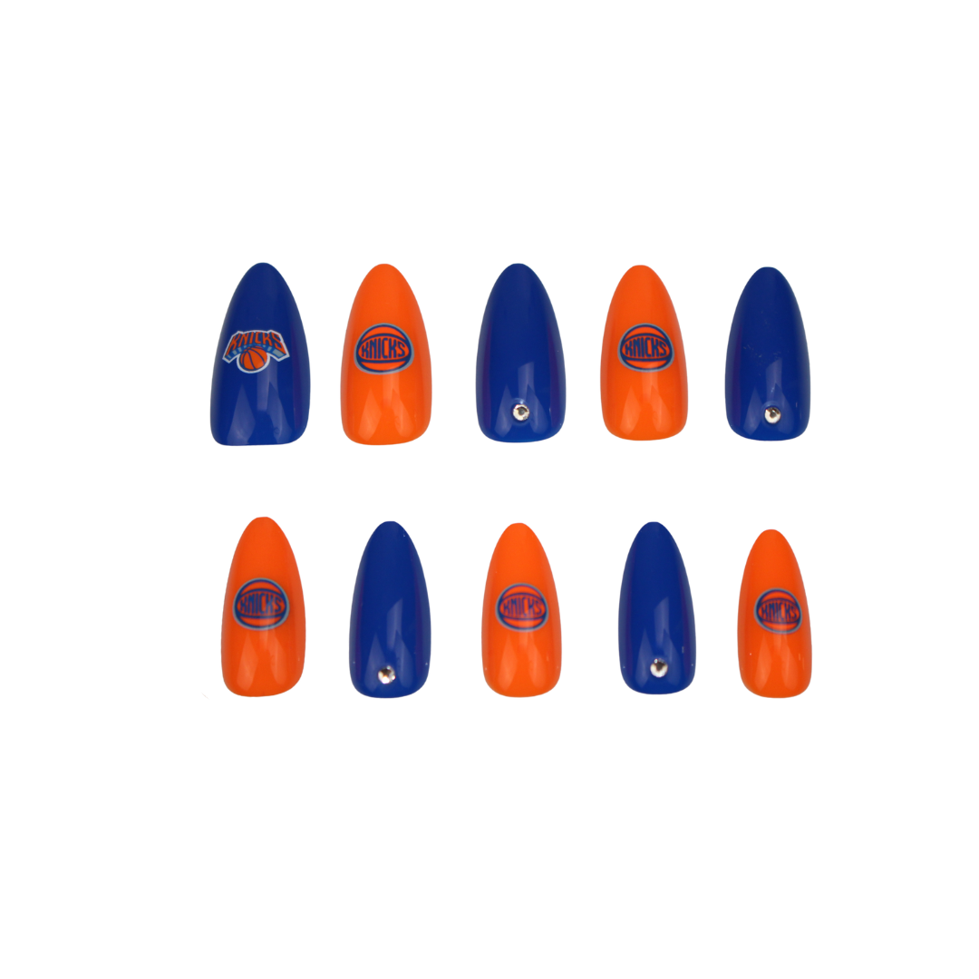 CliqOnU New York Knicks Nails