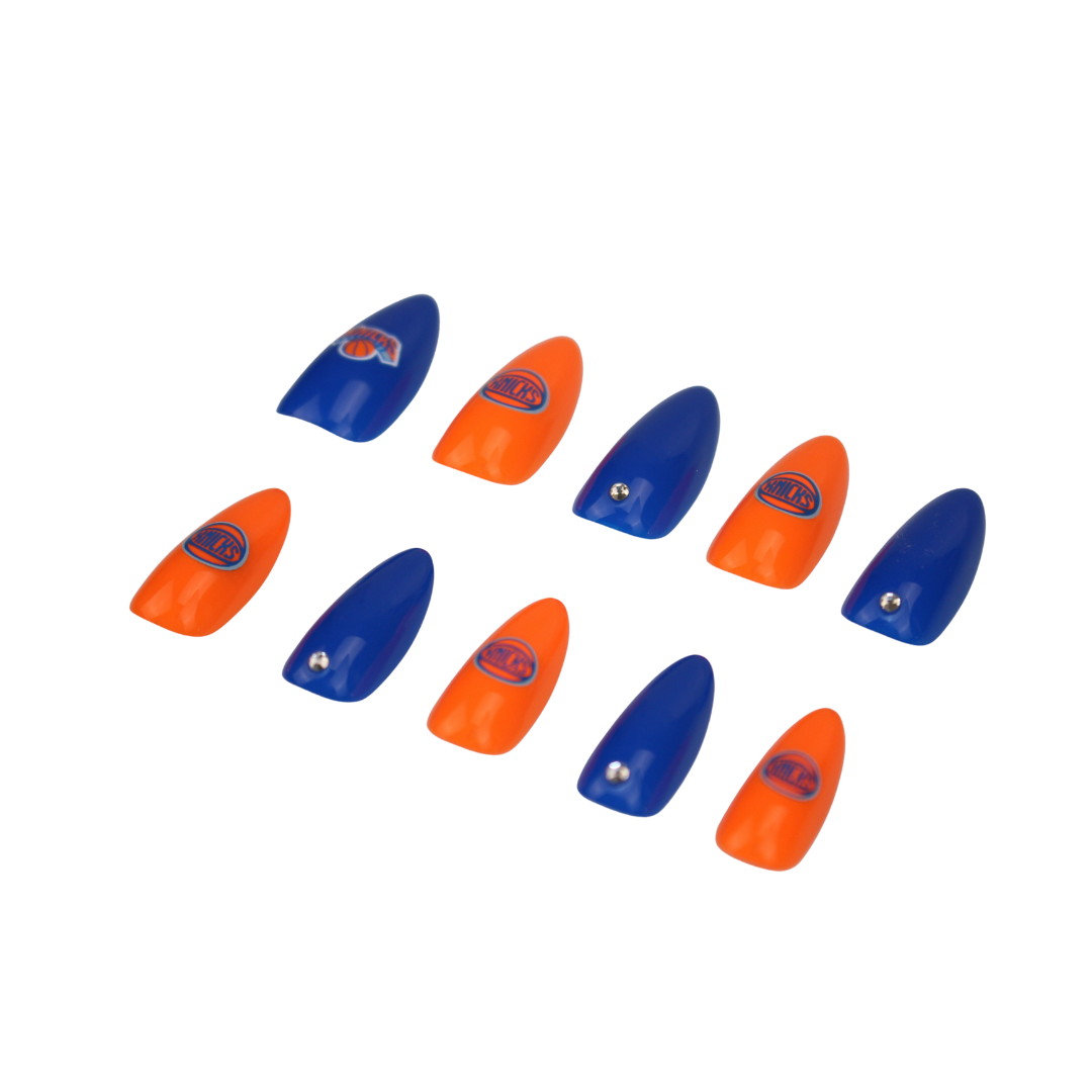 CliqOnU New York Knicks Nails