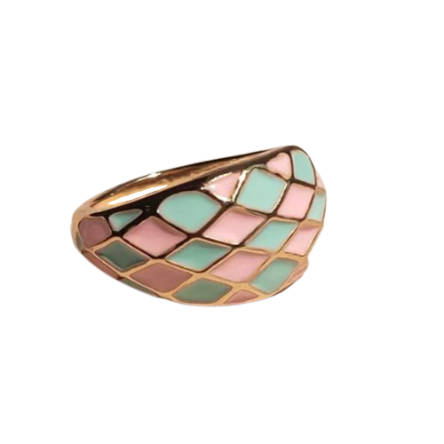 Geometric Dome Ring