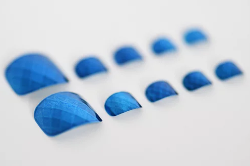 blue press on toenails for sale