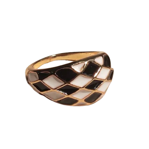 Geometric Dome Ring